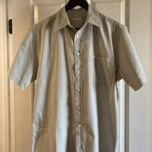 Men's short sleeve button down medium - Halogen